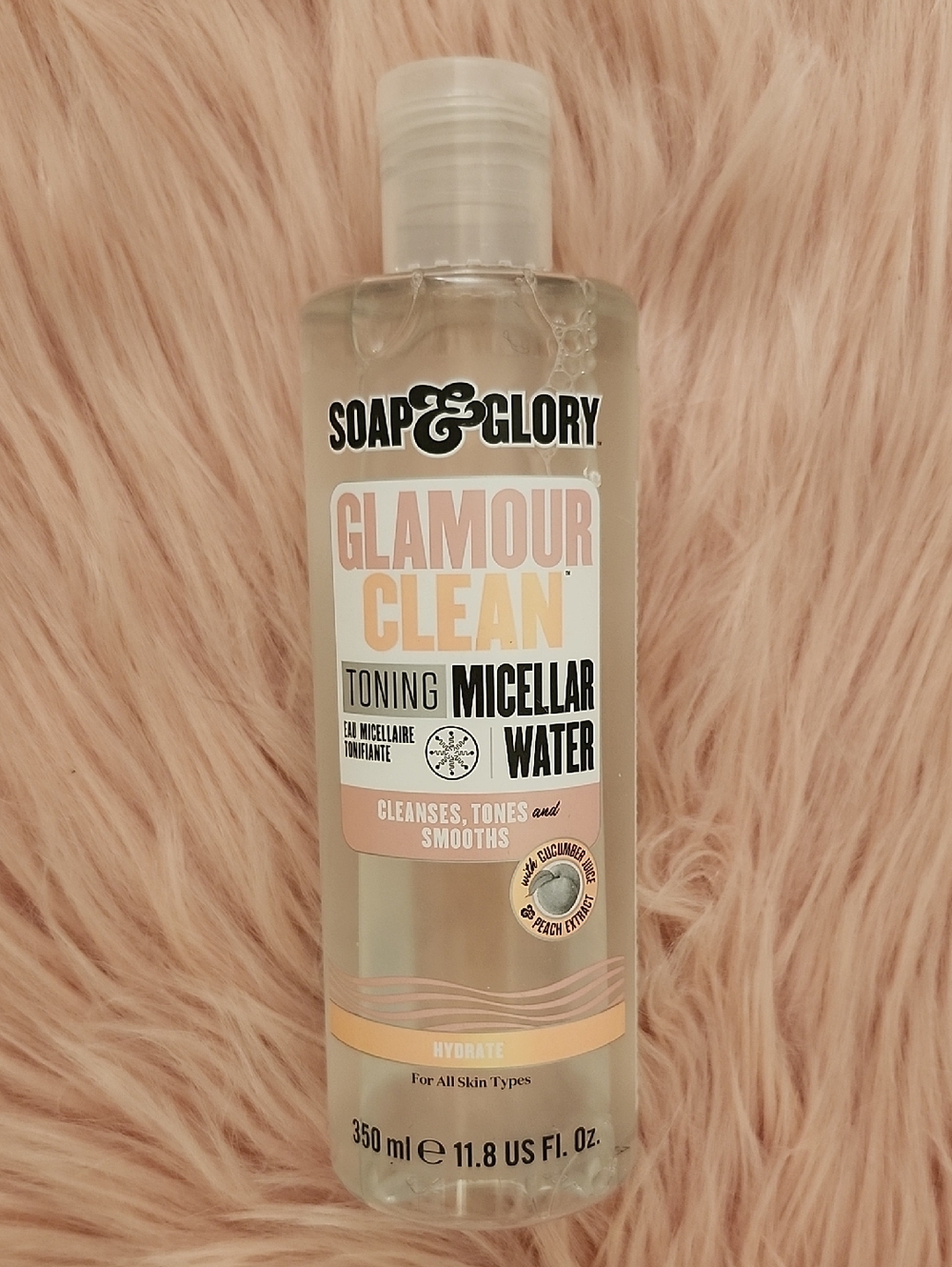 Brand New SOAP & GLORY GLAMOUR CLEAN TONING MICELLAR WATER